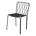 Fermob - Kintbury Chair Liquorice 42 - Matstolar utomhus - Terence Conran - Svart - Metall