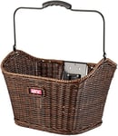 KlickFix Front Wheel Basket-2128052720 Front Wheel Basket, Brown, 40 x 33 x 25 cm