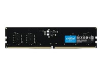 Crucial - DDR5 - module - 8 Go - DIMM 288 broches - 5600 MHz / PC5-44800 - CL46 - 1.1 V - mémoire sans tampon - on-die ECC - noir