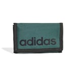 adidas Unisex Linear Wallet, Collegiate Green/Black, One Size