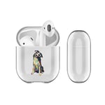Head Case Designs Officially Licensed P.D. Moreno Border Collie Dogs Clear Hard Crystal Cover Compatible With Apple AirPods 1 1st Gen / 2 2nd Gen Charging Case