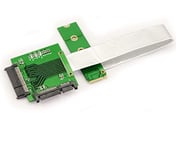 KALEA-INFORMATIQUE Convertisseur Adaptateur pour Monter Un SSD U.2 sur Un Port pour SSD M.2 NVMe. avec Nappe Semi Rigide U2 (68Pin SFF-8639) vers M2 PCIe M Key
