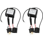 Tonysa - 2pcs convertisseur négatif led adaptateur de faisceau de commutateur négatif polaire polarité inversée pour H4