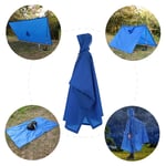 Tent Raincoat Hiking Cycling Camping Poncho Rainning Coat Hood Rain Cover h L8F0