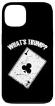 Coque pour iPhone 13 Qu'est-ce que Trump? Euchre Jeu de cartes