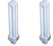 2 x 26 Watt Energy Saving CFL Lamp 4 pin 26W Cool White 840 G24q