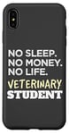 Coque pour iPhone XS Max Veterinarian No Sleep No Money No Life Vet Student