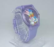 Montre Disney Donald Duck & Daisy Love,Série Wrist Art,Couleur Lilas,Étui 41mm