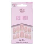 Elegant Touch Gel Finish Glitter Nails Lustre