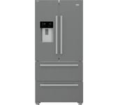 BEKO Pro HarvestFresh GNE460520DVPX Fridge Freezer - Brushed Steel, Brushed Steel