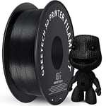 PLA Filament 1.75mm New Noir, GEEETECH Imprimante 3D Filament PLA 1kg Spool