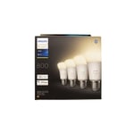 Philips HueW E27 9W 4-pakning