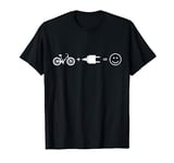 E-Bike Bicycle Electronic Electric Cycling Funny Gift T-Shirt