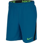 Nike CJ2007-301 M NK Dry Short 5,0 Shorts Mens Green Abyss/Black/(Mean Green) L