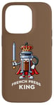 iPhone 14 Pro The French Press King Funny Coffee Maker Lover Case