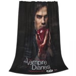 Damon Salvatore The Vampire Diaries Filtar - Skräck - Multifunktionell Varm Filt för Säng, Resa, Sängkläder