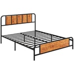 King Size Bed Frame with Footboard and Under Bed Storage