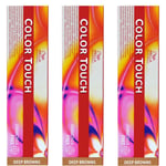 3x Wella Tactile Couleur Exempt D'Ammoniac Teinte Crème Nuancenauswahl 60ml