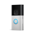 RING VIDEO BATTERY DOORBELL PLUS | 1536P HD VIDEO, 150° VIEWING - SATIN NICKEL