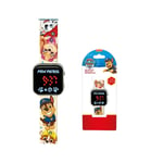 La Pat Patrouille - Montre LED pour enfants mixte - Paw Patrol CHASE RUBBLE MARS