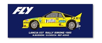 Fly Car Models A2042 Lancia 037 - Rally Simone 1985 - N. Busseni, D. Ciocca