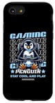 Coque pour iPhone SE (2020) / 7 / 8 Graphique de jeu vidéo pingouin pour hommes, garçons, femmes, enfants