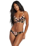 BILLABONG Femme Hooked on Tropics V Neck Cami Haut De Bikini, Black Pebble, XL EU