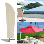 Outdoor Garden Patio Parasol Dust Cover Protective Umb Beige