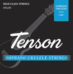 GEWA TENSON Jeu de cordes pour ukulélé soprano, nylon noir, force .022 -.032