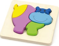 Viga 59932 First Toddler Puzzle - Hipopotam (Box) (1863, Viga)