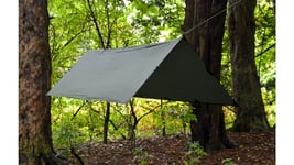 DD Hammocks Superlight Tarp S Grønn, 2,8x1,5 m, Superlett og kompakt