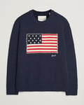 GANT Knitted Flag Sweater Evening Blue