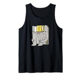 Floppy Disc Driver Computer Nerd Cute Floppy Disk Tank Top