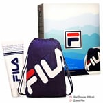 Coffret FILA Gel Bain Douche Homme Dos Gym Bag + Echantillons Cadeau