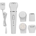 Epilateur Electrique 5 en 1 - Rechargeable - Blanc - Fonctionnement sans fil