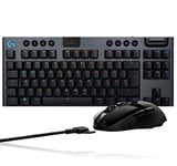Logitech G903 LIGHTSPEED Wireless Gaming Mouse + Logitech G915 LIGHTSPEED TKL Tenkeyless Wireless Mechanical Gaming Keyboard with low profile GL-Tactile key switches