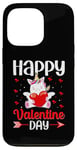 iPhone 13 Pro Unicorn Happy Valentine Day Couple Funny Unicorns Lovers Case