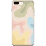 Apple iPhone 8 Plus Gennemsigtigt Telefoncover Nyanspalett