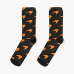 Chaussettes Taille Unique Logo Mclaren Mclaren Orange Nouveauté Fantaisie Motif Fou Équipage Décontracté Pour Hommes Femmes