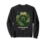 Minecraft Christmas Creeper Holiday Xmas Crown Portrait Sweatshirt