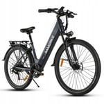 Samebike RS-A01 Pro 15AH 36V 500W 32KM/H Elcykelhjul 27,5" Electric City Bike Grå