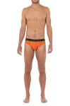 Hom Hommes Micro Brief - Rainbow Sport, Slip, Sous-Vêtements, Stretch Orange S (Small)