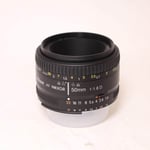 Nikon Used AF Nikkor 50mm f/1.8D Standard Prime Lens