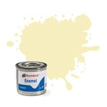 Humbrol Model Paint - AA0446 No 41 Ivory - Gloss - Tinlet No 1 (14ml), Enamel Paints for Models, Plastic, Metal, Wood, Glass, Ceramics and More, Enamel Touch Up Paint - Hobby Paint Tin for Craft Kits