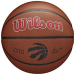 Wilson Basketball, Team Alliance Model, TORONTO RAPTORS, Indoor/Outdoor, Mixed Leather, Size: 7