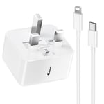 for Iphone Charger - 20W USB C Charger Fast Charge with 2M Cable,Wall Plug Super Fast Chargers Compatible with IPhone 14/14 Plus/14 Pro/14 Pro Max/13 12 11 X XR XS SE/i Pad