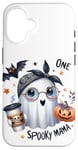 Coque pour iPhone 16 Spooky Mama Ghost Halloween Boo Automne Halloween Fantôme