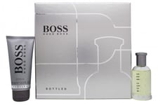 HUGO BOSS BOSS BOTTLED GIFT SET 50ML EDT + 100ML SHOWER GEL - MEN'S FOR HIM. NEW