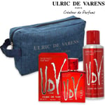 Set Udv Flash Bag EDT 60 ml + Deo Spray 200 Ml Ulric De Varens Perfume