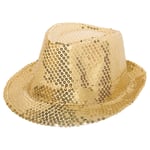 Trilby Hatt Guldpaljetter